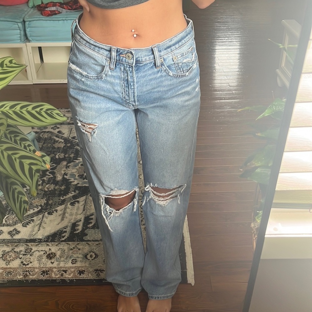American eagle baggy jeans